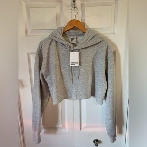 Street wear society crop hoodie